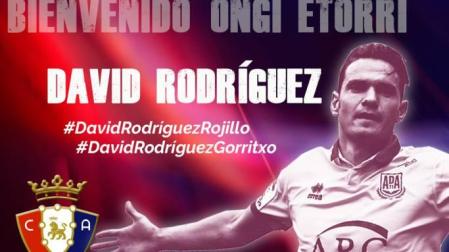 Osasuna ficha a David Rodríguez