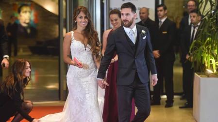 Messi y Antonella se casaron en su Rosario natal ante unos 260 invitados