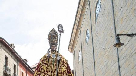 Procesión de San Fermín el jueves 7 de julio.