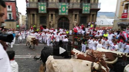 Vídeo del tercer encierro de San Fermín