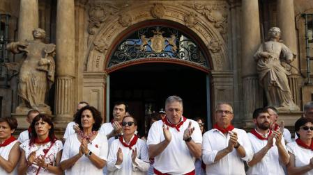 Pamplona recuerda a Miguel Ángel Blanco en el 20º aniversario de su asesinato
