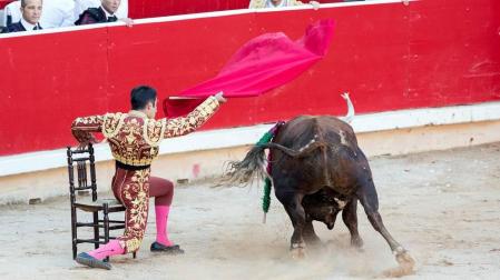 Imágenes de la corrida de toros del día 14 con la ganadería Miura