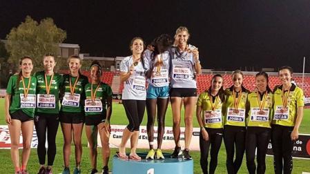 Tormenta de medallas para los atletas navarros en el campeonato de España