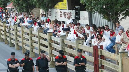 Dispositivo integral de seguridad de la Policía Foral para las fiestas de Tudela
