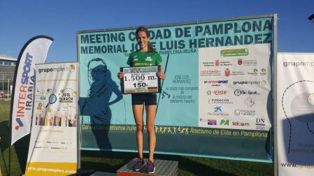 Maitane Melero fulmina su récord navarro de 1.500 en Larrabide