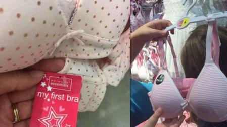 Polémica por unos sujetadores con relleno de Primark para niñas de 7 años