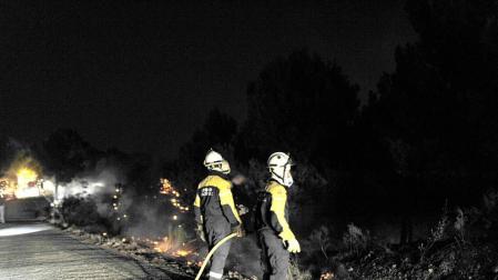 Alarma en Funes por un incendio en el monte Gurugú