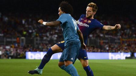 Encuentro disputado entre el FC Barcelojna y el Real Madrid en el Camp Nou.