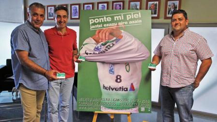 Los socios de Helvetia Anaitasuna recibirán una elástica con su inscripción