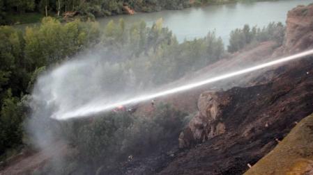 Incendio declarado este sábado 19 de agosto