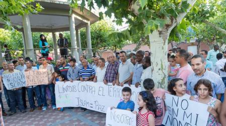 La comunidad islámica de Cintruénigo se concentra por los atentados de Cataluña