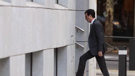 El juez de la Audiencia Nacional Fernando Andreu, a su llegada a la Audiencia Nacional.