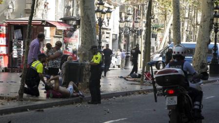 atropello masivo por una furgoneta en las Ramblas de Barcelona