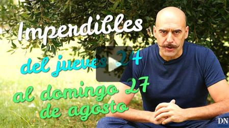Agenda cultural de Navarra en vídeo hasta el domingo 27 de agosto