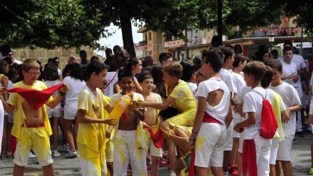 Imágenes del cohete de Marcilla 2017.