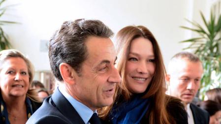 Carla Bruni, sobre su marido: "Sarkozy es la bomba atómica”
