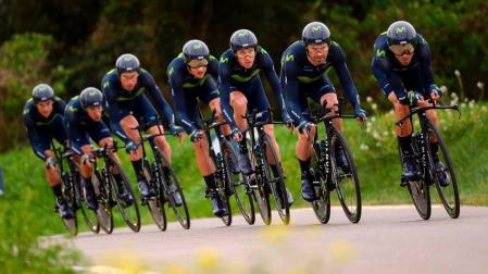 Un Movistar femenino, en estudio