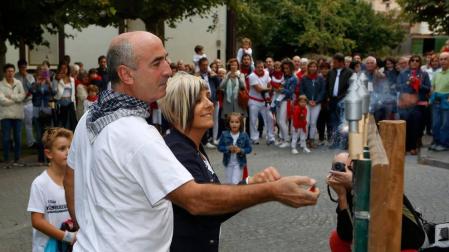 Un cohete con eco de campana en Ziordia