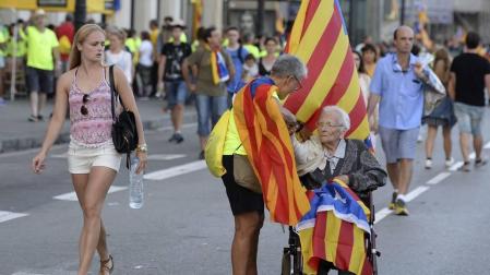 El independentismo vuelve a exhibir toda su fuerza para encarar el desafío del 1-O