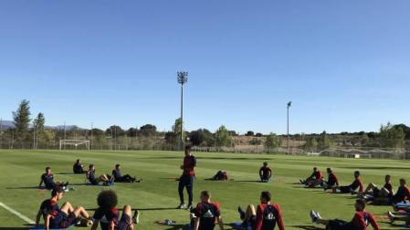 Osasuna se ejercita este lunes en la Ciudad del Fútbol y en Tajonar