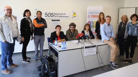 Los comerciantes alertan del posible colapso en calles cercanas a Pío XII