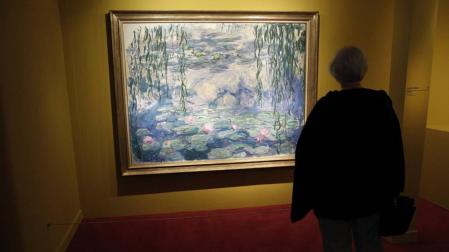 Una de las obras de la muestra en el museo Marmottan Monet de París.