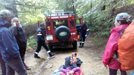 Evacuadas dos peregrinas extranjeras tras accidentarse en el Camino de Santiago