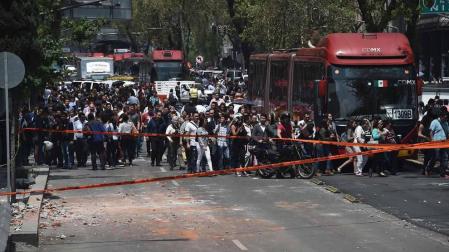 Galería de fotos del terremoto de 7,1 en la Ciudad de México