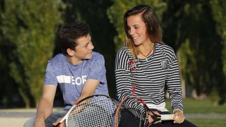 Los jóvenes reinan en el tenis navarro