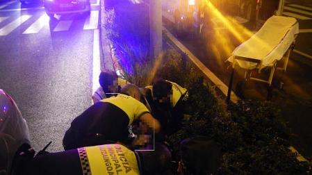 Un hombre de 39 años herido grave tras ser atropellado en Pamplona