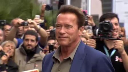 Schwarzenegeer, en el Festival de Cine de San Sebastián