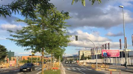 Nuevo semáforo en la avenida de Guipúzcoa.