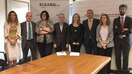 Gobierno de Navarra y Elkargi firman un convenio para fomentar la innovación en las pymes