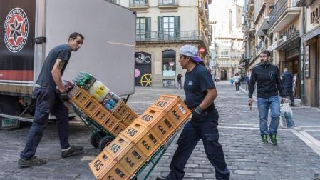 Sólo la mitad de los comercios han tramitado el acceso al Casco Viejo