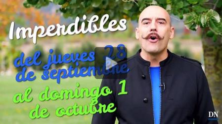 Agenda cultural de Navarra en vídeo hasta el domingo 1 de octubre