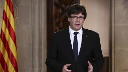 Puigdemont dice que el Rey "ha decepcionado a mucha gente" y mantiene su hoja de ruta