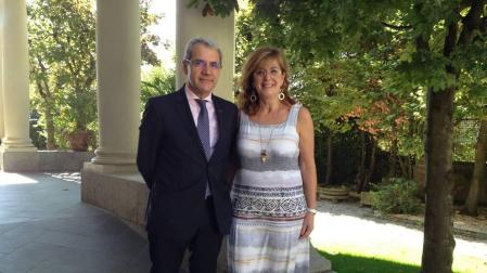 Salvador Tranche, presidente de semFYC, y Patricia Alfonso, de namFYC.
