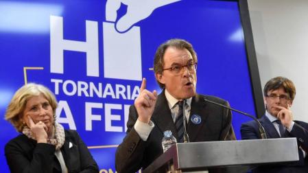 Artur Mas con Puigdemont