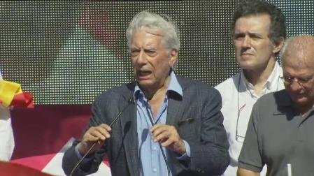 Vargas Llosa: "El independentismo no va a destruir la legalidad de España"