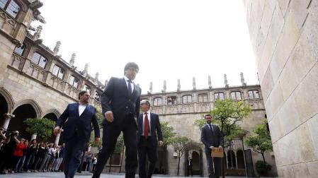 Puigdemont dice que aplicará la ley que prevé la declaración de independencia
