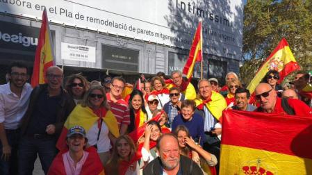Presencia de navarros en la manifestación de Barcelona