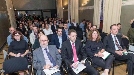 Asistentes a la apertura del curso 2017/18 de la UNED de Tudela.