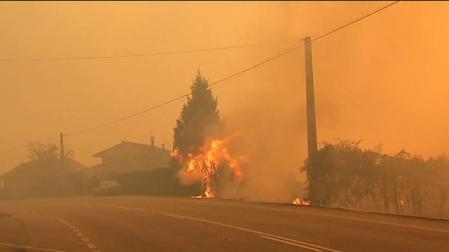 Galicia arde en pleno mes de octubre