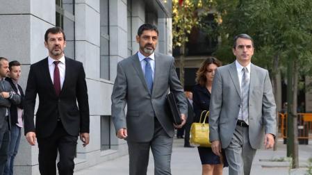 Trapero llega a la Audiencia Nacional para declarar sobre la "inacción" de los Mossos