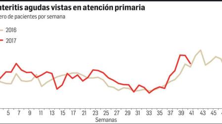 Cientos de navarros afectados por la gastroenteritis típica en otoño