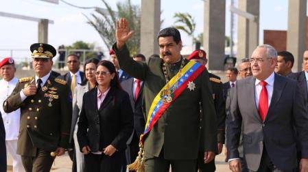 Nicolás Maduro, en un acto en Caracas.