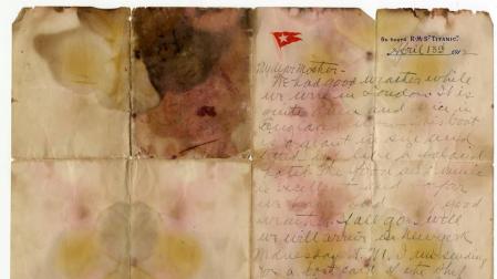 Se subasta una carta del Titanic por 164.000 dólares