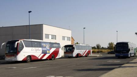 Avanzan las obras del nuevo intercambiador de autobuses de Tafalla