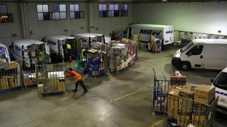 Las empresas que mueven en Navarra más de 6.000 envíos al día de compras por Internet