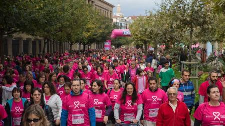 Todos los datos sobre la carrera contra el cáncer de mama de Pamplona